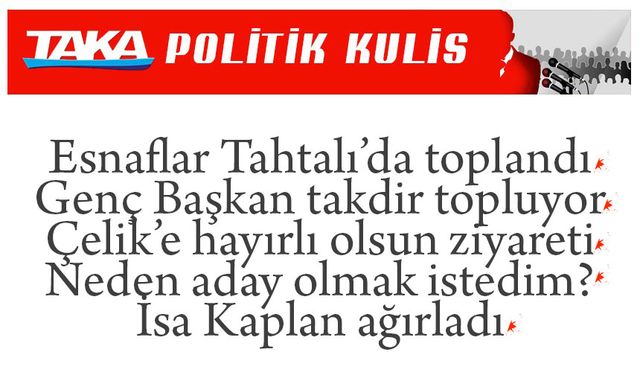Esnaflar Tahtalı’da Toplandı