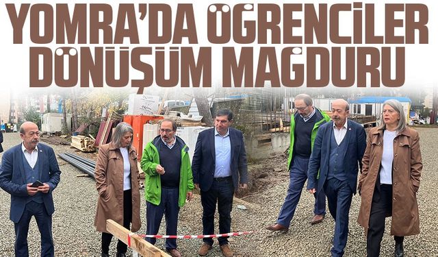 Yomra’da  öğrenciler dönüşüm mağduru oldu
