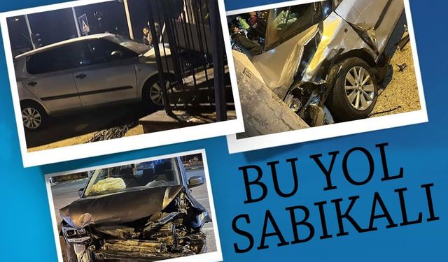 Araklı’da yine Karadere yolu yine kaza, yaralılar var