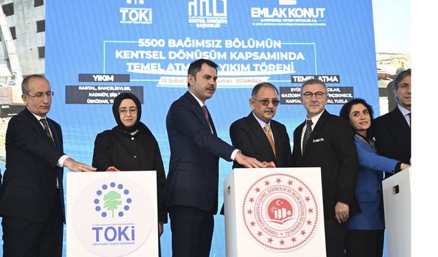 İstanbul'da Kentsel Dönüşüm Başlangıcı: Temel Atma ve Yıkım Törenleri Gerçekleştirildi