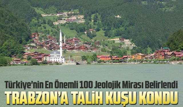 Türkiye'nin En Önemli 100 Jeolojik Mirası Belirlendi