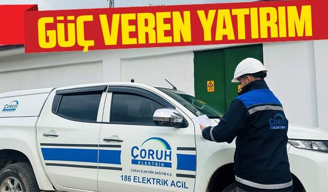 Çoruh EDAŞ, Trabzon'daki Yeni Enerji Nakil Hattını Devreye Aldı