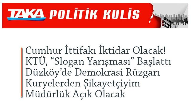 Cumhur İttifakı Trabzon’da İktidar Olacak!