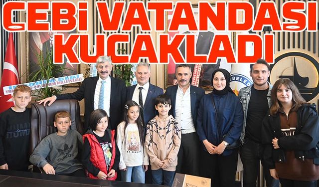 Araklı Belediye Başkanı Çebi, Vatandaşları Bayramda Kucakladı