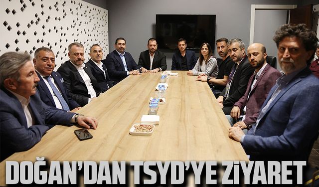 Trabzonspor Başkanı Ertuğrul Doğan, TSYD Trabzon Şubesi'ni Ziyaret Etti