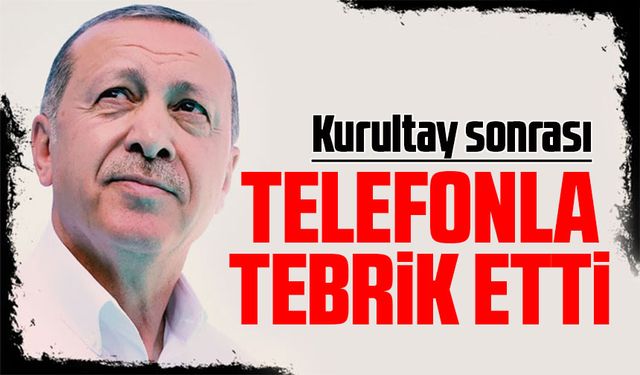 Müsavat Dervişoğlu'nun Genel Başkanlığı için Cumhurbaşkanı'ndan Telefonla Tebrik