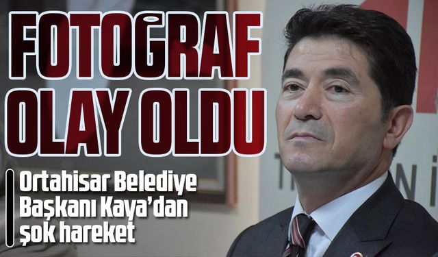 Ortahisar belediye başkanlığına seçilen Ahmet Kaya’nın ilk işi cumhurbaşkanın fotoğrafını kaldırtmak oldu