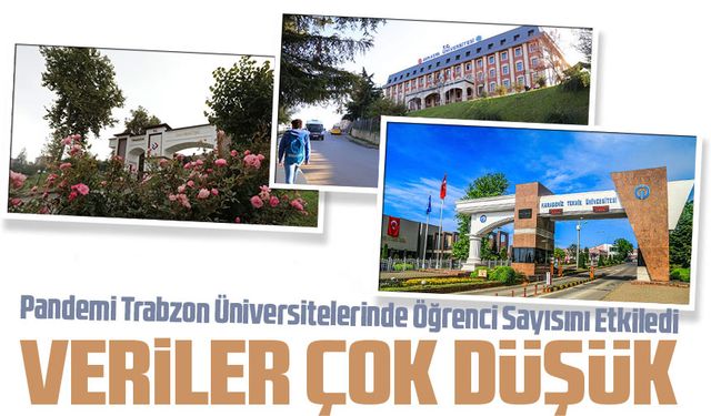 Pandemi Trabzon Üniversitelerinde Öğrenci Sayısını Etkiledi