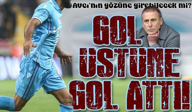 Trabzonspor'un Yerli Golcüsü Gol Attıkça Avcı'nın Gözüne Girdi: Avcı Onu Kadroya...