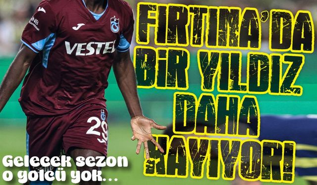 Trabzonspor'un Yıldız Oyuncusundan Kötü Haber Geldi: Transferi Bedelsiz Olarak...