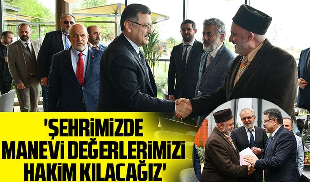 Trabzon Büyükşehir Belediye Başkanı Ahmet Metin Genç, İl Müftüsü Selami Aydın ve Din Görevlilerini Ağırladı