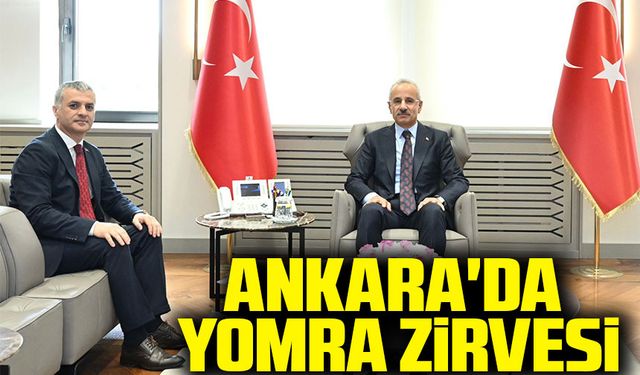 Yomra Belediye Başkanı Mustafa Bıyık, Ulaştırma ve Altyapı Bakanı Abdulkadir Uraloğlu'nu Ziyaret Etti