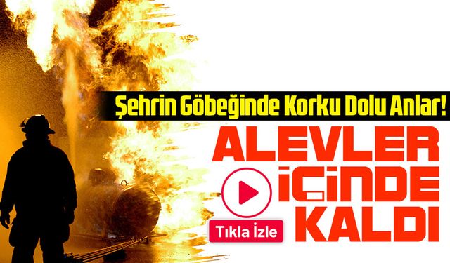 Trabzon Meydan'da bir binada çıkan yangın, çevrede korku dolu anlara sebep oldu