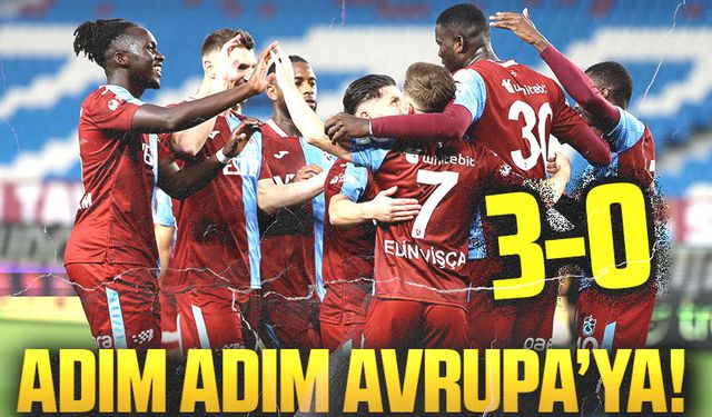 Trabzonspor, Trendyol Süper Lig’in 36. haftasında İstanbulspor’u ağırladığı mücadeleden 3-0'lık net bir skorla ayrıldı