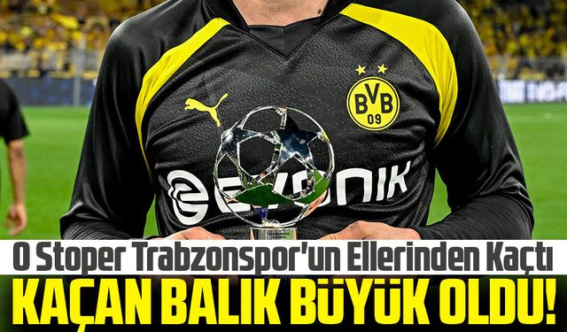 Borussia Dortmund'un Tecrübeli Stoperi Mats Hummels Trabzonspor'un Ellerinden Kaçtı