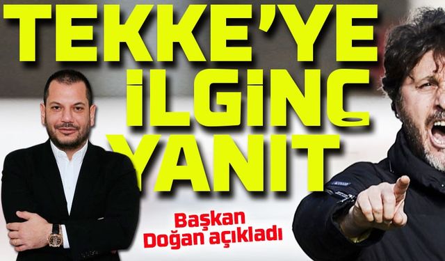 Trabzonspor Başkanı Ertuğrul Doğan'dan Fatih Tekke'nin Şartına İlginç Yanıt!