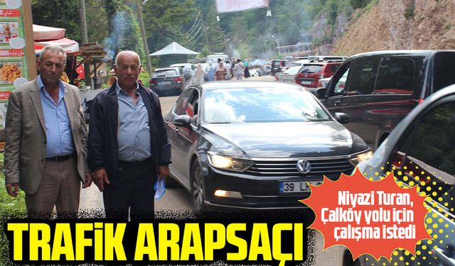 Düzköy’de belediye meclis üyesi Turan, Çalköy yolu için çalışma istedi