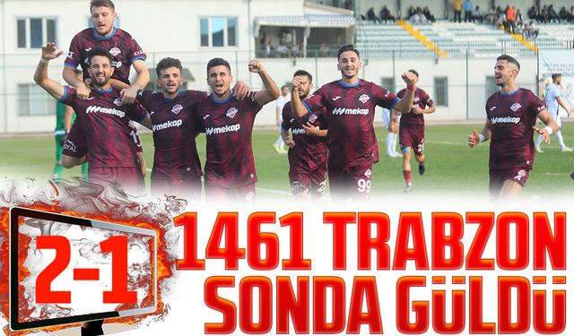 1461 Trabzon, 2 Maç Aradan Sonra Galip Geldi