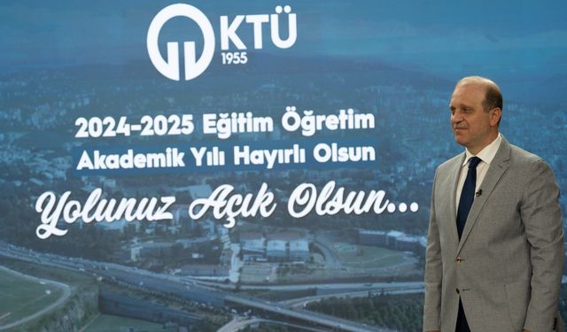 KTÜ Rektörü Prof. Dr. Hamdullah Çuvalcı’dan Yeni Dönem Mesajı