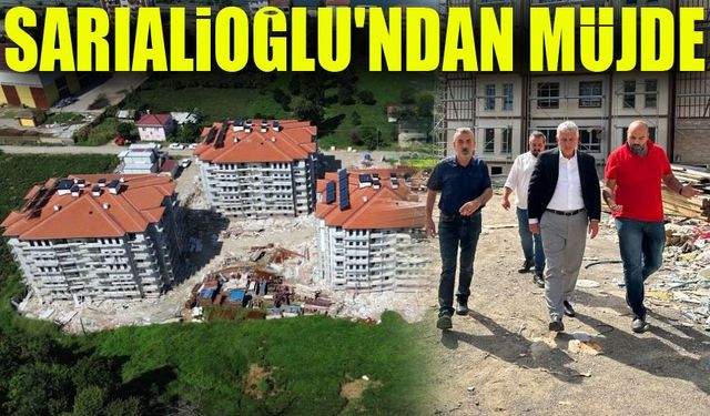 Of'ta Afet Konutlarında Sona Yaklaşılıyor! 99 Konut Yıl Sonunda Teslim Edilecek