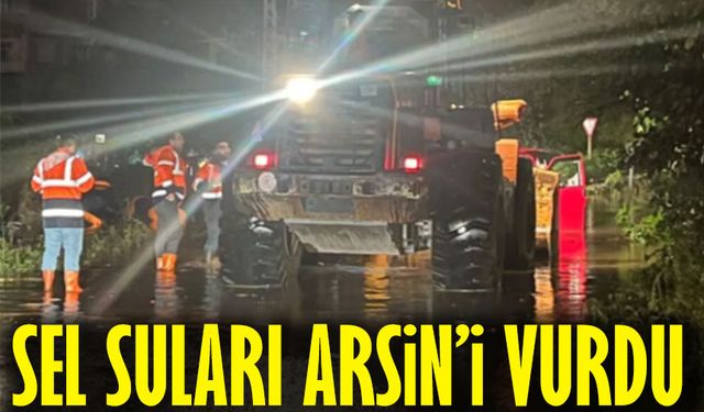 Sel Suları Arsin'i Vurdu: Başkan 2 heyelanın arasında kaldı…