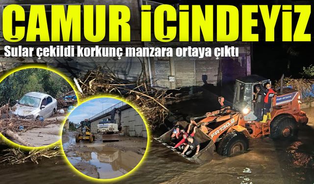 Sular Çekildi, Korkunç Manzara Ortaya Çıktı: Gök Sel Oldu Yere Yağdı!