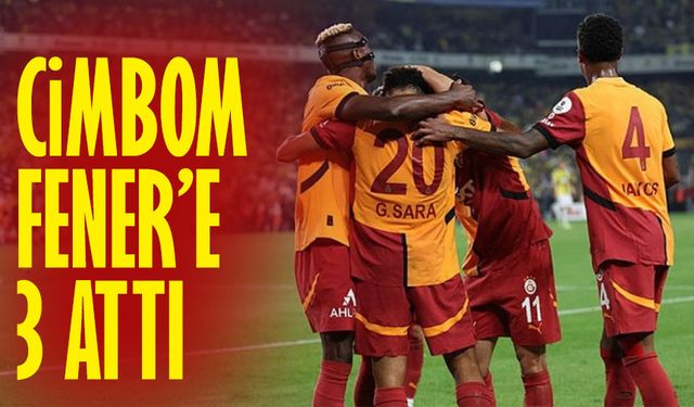 Fenerbahçe - Galatasaray Derbisinde Cimbom Güldü