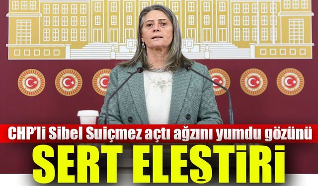 CHP’li Sibel Suiçmez’den Saray Harcamalarına Sert Eleştiri: “Asıl Yük Halk Değil, İktidarın Lüksü”