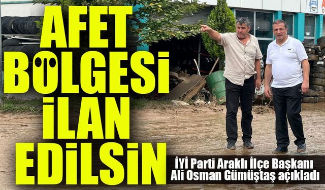 "Araklı’da Felaket! İYİ Parti’den Sert Eleştiri: 'Talihsiz Açıklamalarla Değil, İcraatla Çözülmeli'"