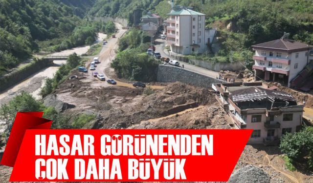 Trabzon Valiliği, hasar tespit çalışmalarını titizlikle yürütüyor