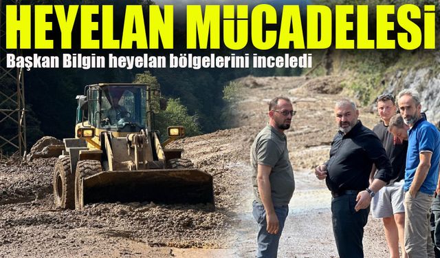 Arsin Belediyesi'nden Heyelana Karşı Büyük Mücadele