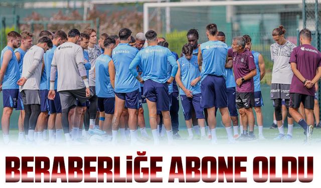 Trabzonspor Beraberlik Serisini Kıramadı