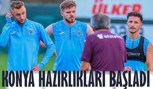 Trabzonspor Tümosan Konyaspor maçı hazırlıkları başladı