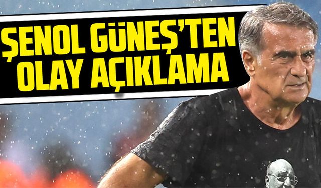 Şenol Güneş'Takımı kendi haline bıraksan zaten 4 puan alır'