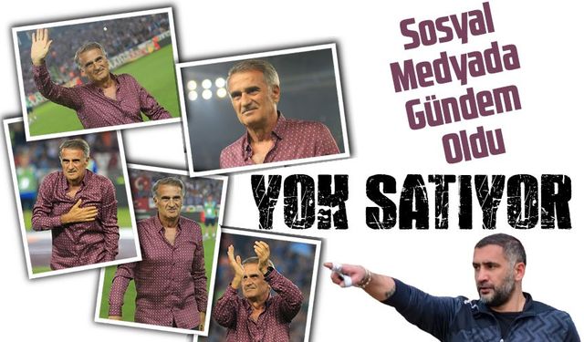 Şenol Güneş'in Gömleği Sosyal Medyada Gündem Olmaya Devam Ediyor!