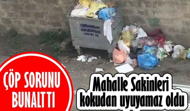 2 Nolu Erdoğdu Mahallesi'nde Biriken Çöpler ; Mahalle Sakinlerini Rahatsız Ediyor!