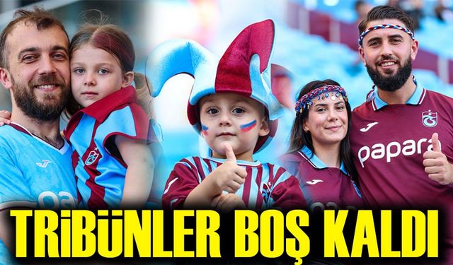 Trabzonspor, Konyaspor Maçında Taraftar Desteğinden Yoksun Kaldı!