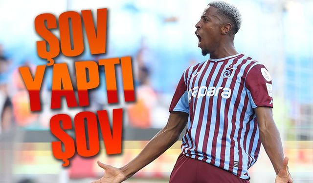 Simon Banza Trabzonspor Taraftarını Coşturdu!