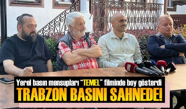 Trabzon'da "Temel" Filminin Çekimleri Devam Ediyor