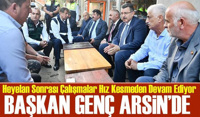 Trabzon'da Heyelan Sonrası Çalışmalar Hız Kesmeden Devam Ediyor