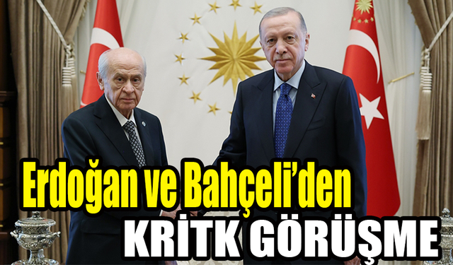 Cumhurbaşkanı Erdoğan, MHP Genel Başkanı Bahçeli ile Görüştü