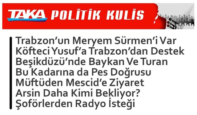 Trabzon’un Meryem Sürmen’i Var