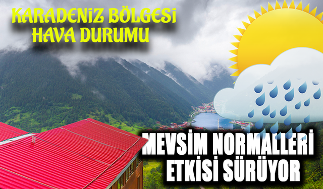 1 Kasım 2024 Hava Durumu: Karadeniz Bölgesi