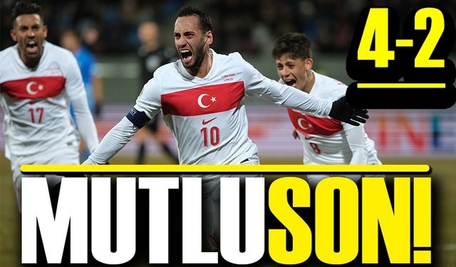 A Milli Futbol Takımı, UEFA Uluslar B Ligi'nde İzlanda'yı 4-2 Yendi!