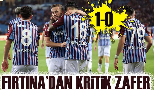 Trabzonspor, Visca’nın Golüyle Başakşehir’i Mağlup Etti