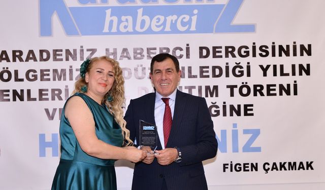 Nevzat Özer, Karadeniz Haberci Dergisi’nin "Yılın En’leri" Anketinde Onur Plaketi Aldı