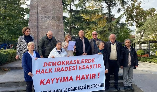 Trabzon Emek ve Demokrasi Platformu'ndan Kayyum Tepkisi: "Halk İradesi Yok Sayılıyor!"