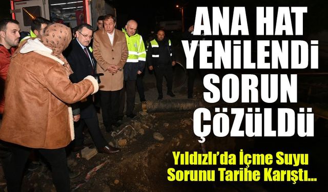 Yıldızlı’da İçme Suyu Sorunu Tarihe Karıştı!