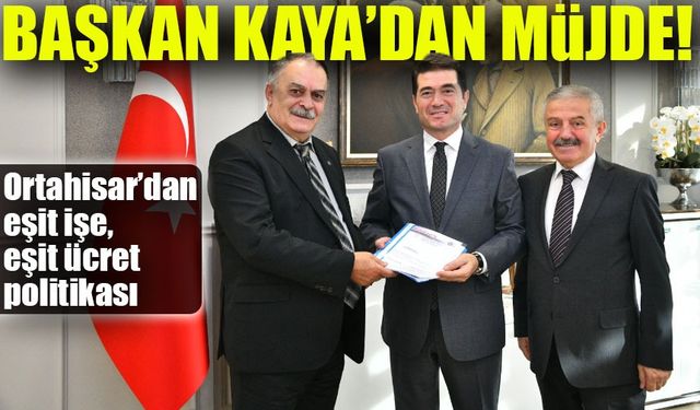 Ortahisar Belediyesi’nden Eşit Ücret Devrimi! Çalışanlara Müjde