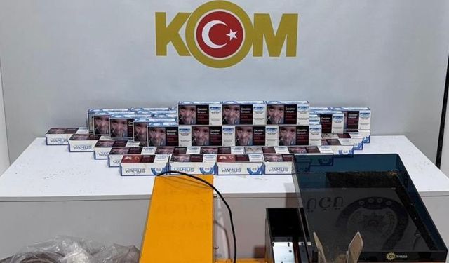 SAMSUN’da kaçak tütün operasyonu; 1 gözaltı